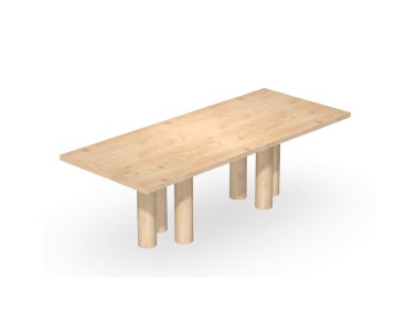 Rechthoek Eiken Cilinder 6x Rechthoek Eiken Cilinder 6x